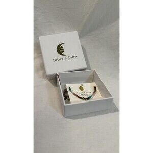 NEW IN BOX Lotus and Luna Master Healer 4mm Necklace